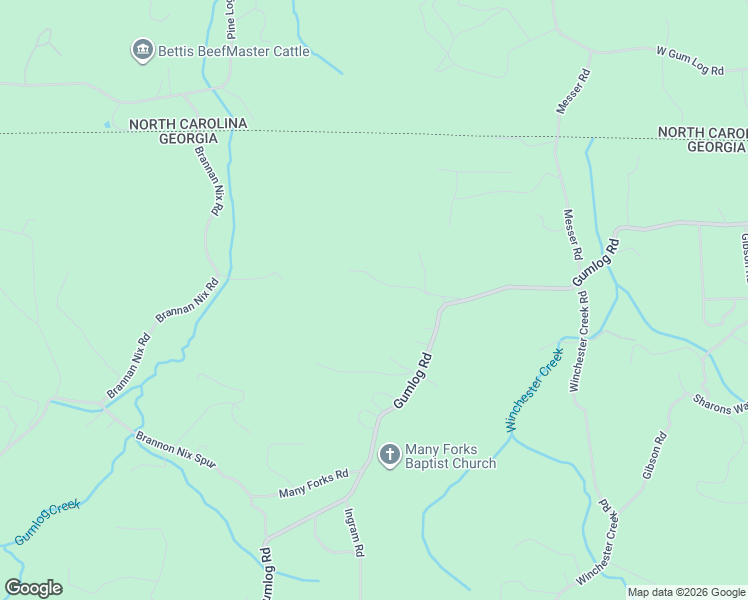 map of restaurants, bars, coffee shops, grocery stores, and more near 9695 Phillips Road in Young Harris