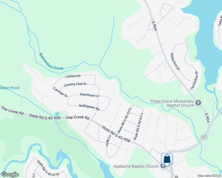 map of restaurants, bars, coffee shops, grocery stores, and more near 6 Rollingreen Road in Greer