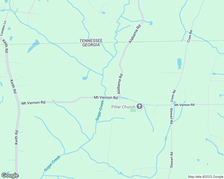 map of restaurants, bars, coffee shops, grocery stores, and more near 137 Old Alabama Road in Ringgold
