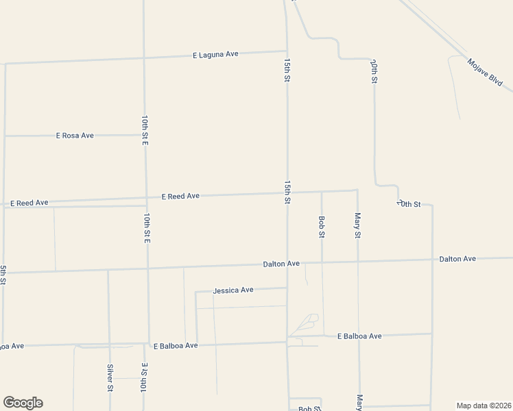 map of restaurants, bars, coffee shops, grocery stores, and more near East Reed Avenue in Mojave