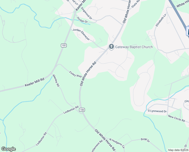 map of restaurants, bars, coffee shops, grocery stores, and more near 12204 Old White Horse Road in Travelers Rest