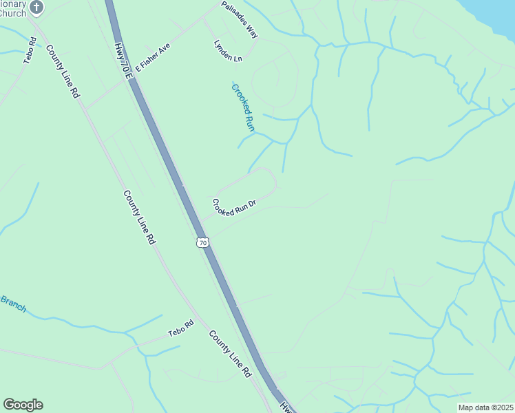 map of restaurants, bars, coffee shops, grocery stores, and more near 120 Crooked Run Drive in New Bern