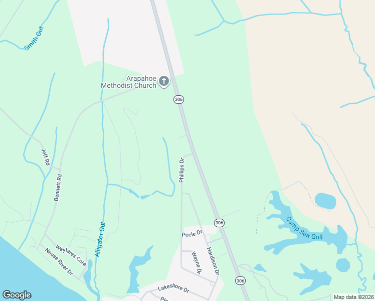 map of restaurants, bars, coffee shops, grocery stores, and more near 160 Phillips Dr in Arapahoe