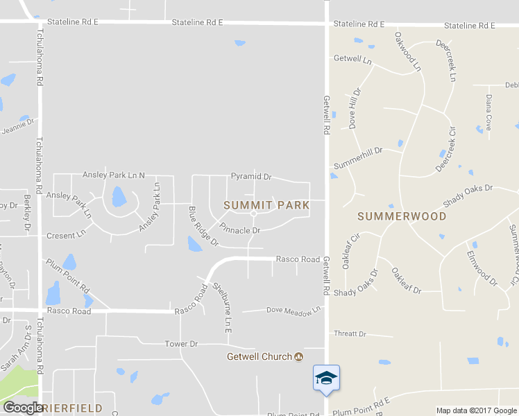 map of restaurants, bars, coffee shops, grocery stores, and more near 2668 Olivia Lane in Southaven