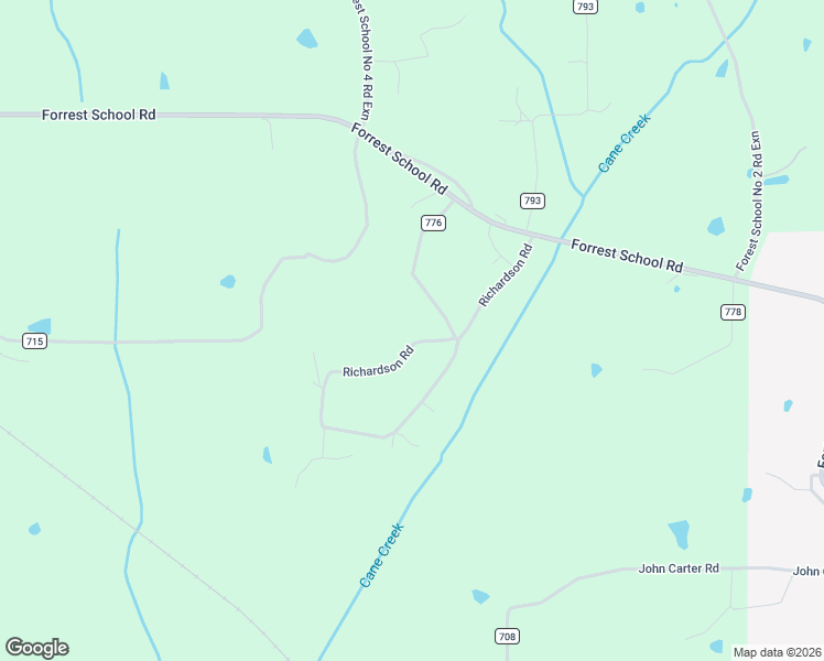 map of restaurants, bars, coffee shops, grocery stores, and more near 6-2 County Road 776 in Corinth