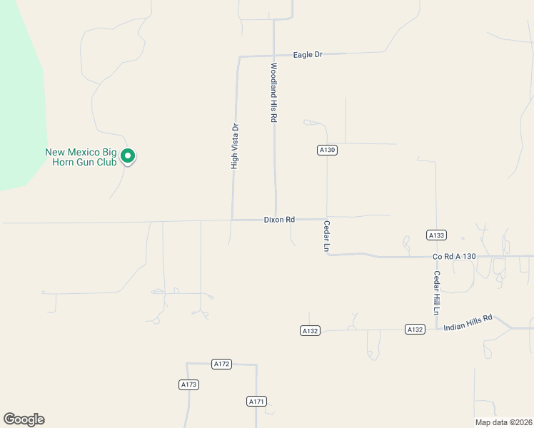 map of restaurants, bars, coffee shops, grocery stores, and more near 19 Dixon Road in Moriarty