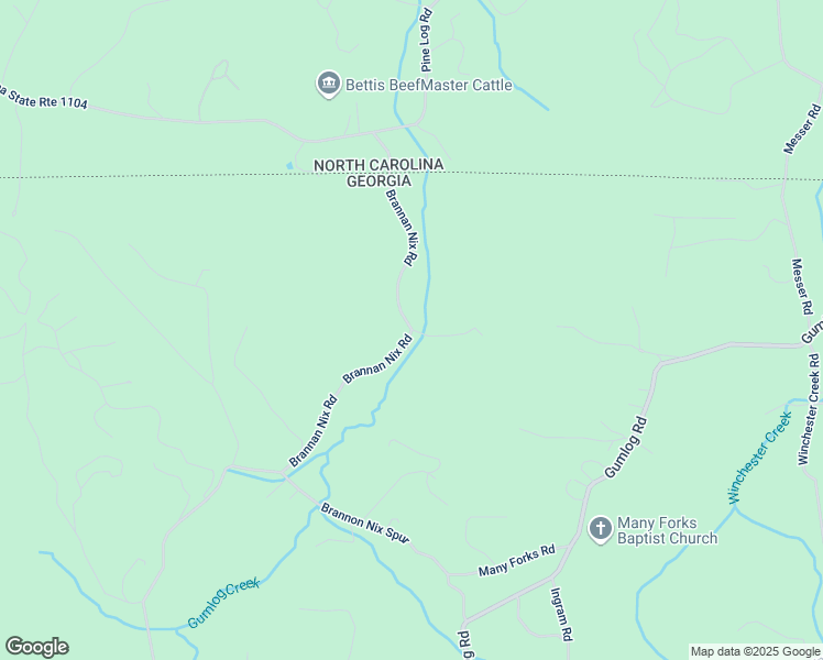 map of restaurants, bars, coffee shops, grocery stores, and more near 0 Buck Jones Drive in Young Harris