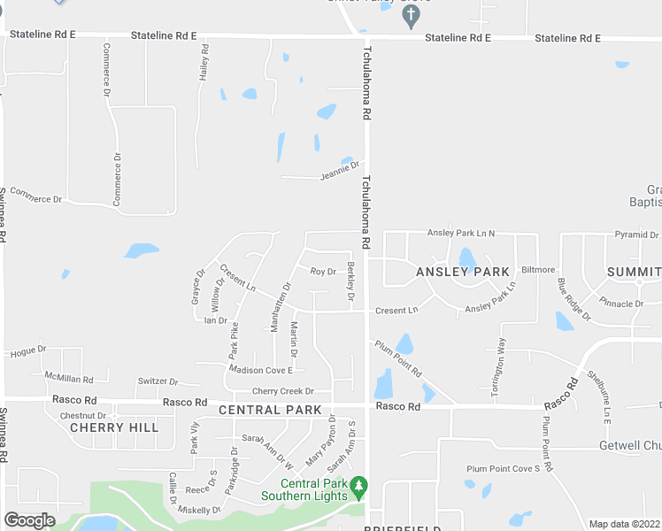 map of restaurants, bars, coffee shops, grocery stores, and more near 1900 Roy Drive in Southaven