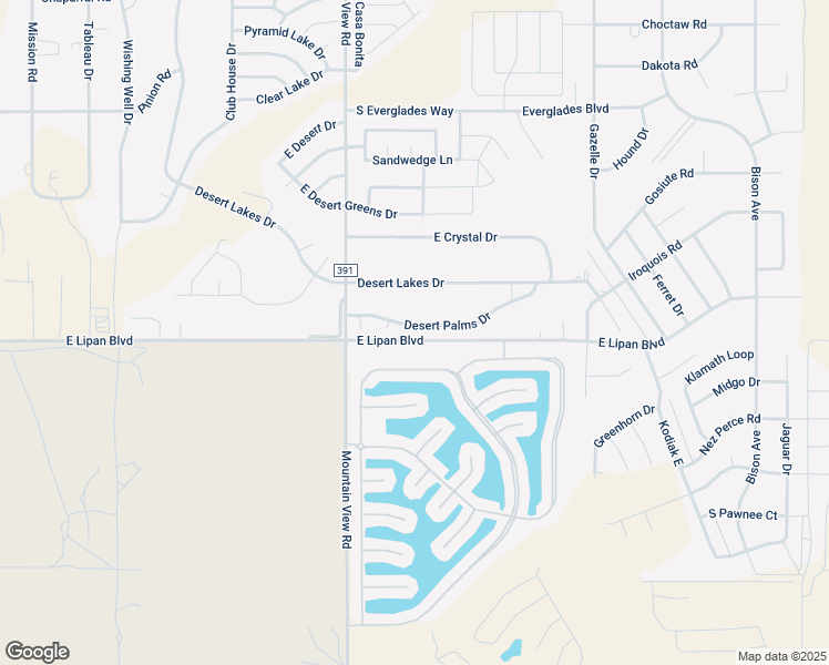 map of restaurants, bars, coffee shops, grocery stores, and more near 2049-2055 Desert Palms Drive in Fort Mohave