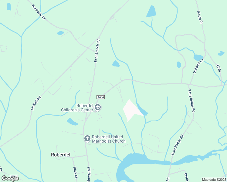 map of restaurants, bars, coffee shops, grocery stores, and more near 164 Roberdel School Road in Rockingham