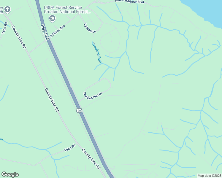 map of restaurants, bars, coffee shops, grocery stores, and more near 100 Sumatra Court in New Bern