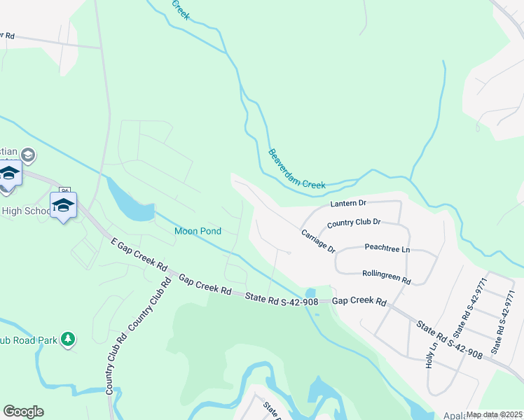 map of restaurants, bars, coffee shops, grocery stores, and more near 23 Carriage Drive in Greer