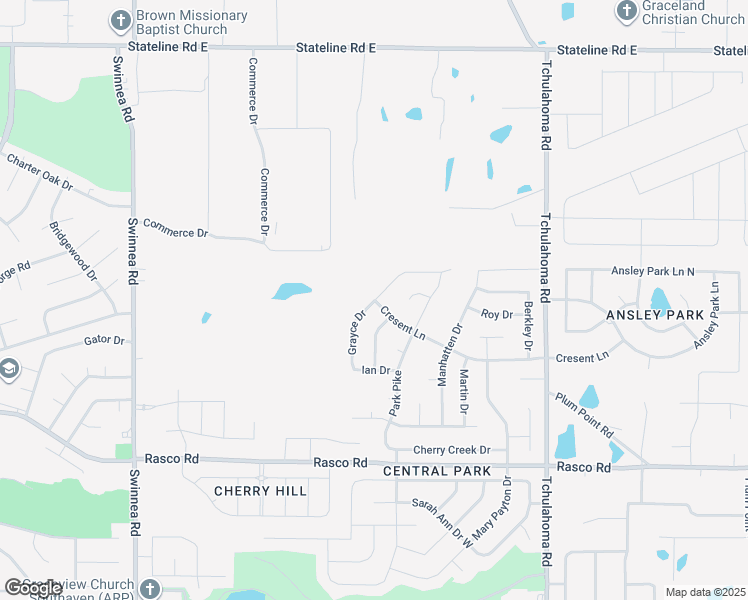map of restaurants, bars, coffee shops, grocery stores, and more near 8389 Grayce Drive in Southaven