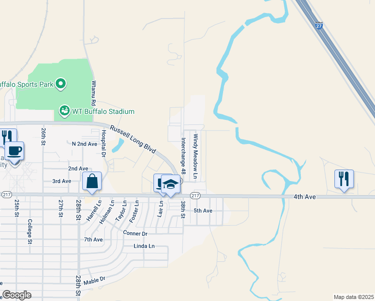 map of restaurants, bars, coffee shops, grocery stores, and more near 14 Windy Meadow Lane in Canyon