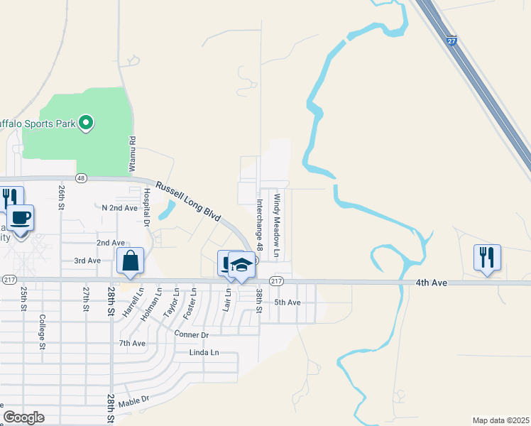 map of restaurants, bars, coffee shops, grocery stores, and more near 14 Windy Meadow Lane in Canyon