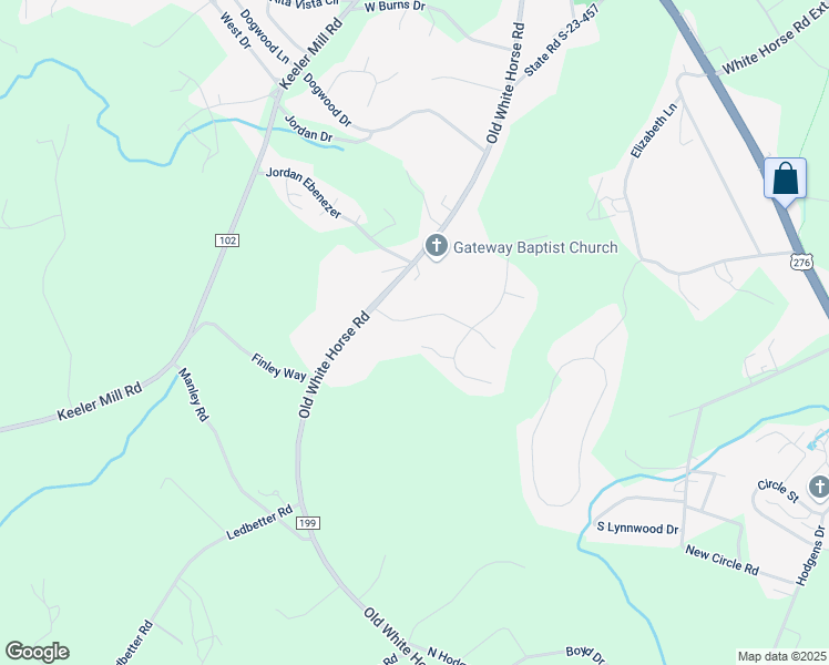 map of restaurants, bars, coffee shops, grocery stores, and more near 8 Sunset Court in Travelers Rest