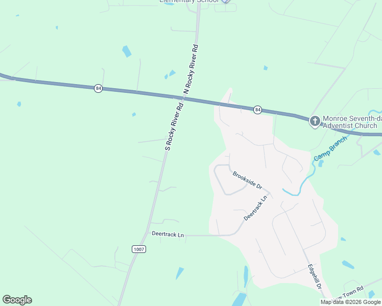 map of restaurants, bars, coffee shops, grocery stores, and more near 3225 Basilwood Circle in Monroe