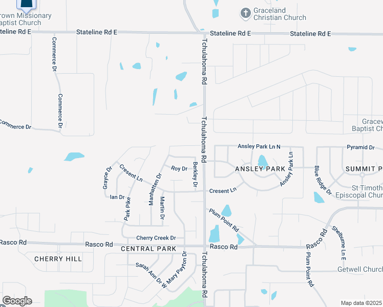 map of restaurants, bars, coffee shops, grocery stores, and more near 8400 Berkley Drive in Southaven