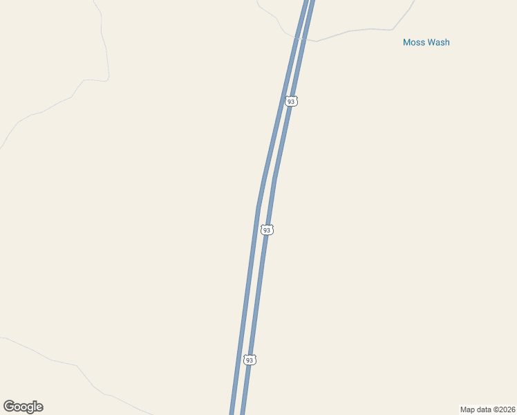 map of restaurants, bars, coffee shops, grocery stores, and more near U.S. 93 in Kingman