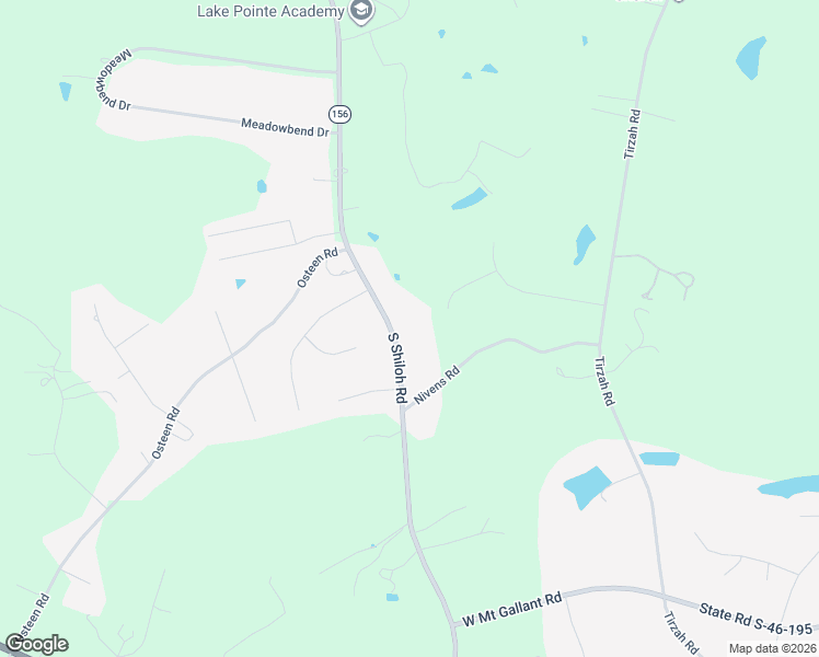 map of restaurants, bars, coffee shops, grocery stores, and more near 580 South Shiloh Road in York