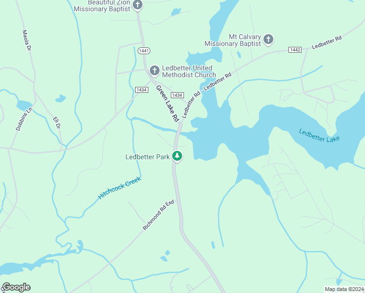 map of restaurants, bars, coffee shops, grocery stores, and more near 112 Carolyns Mill Place in Rockingham