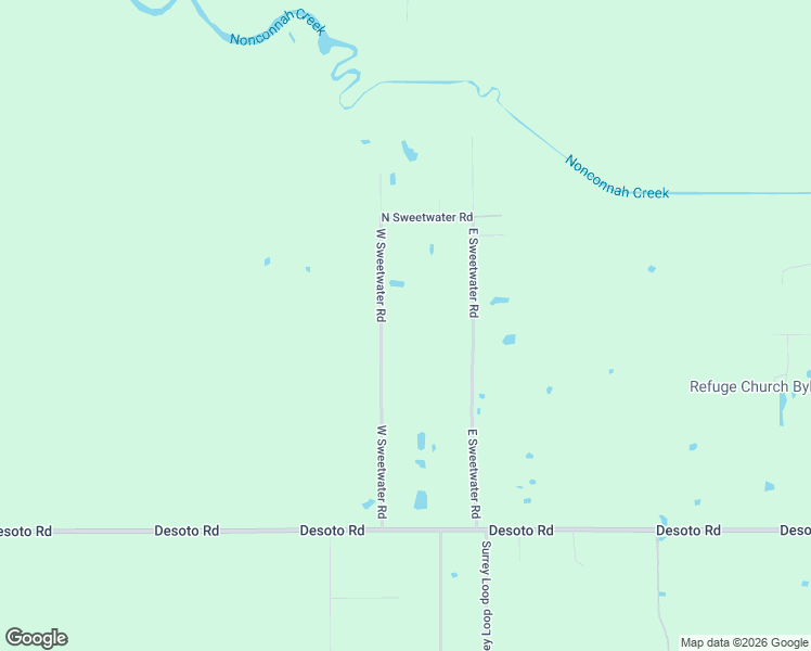 map of restaurants, bars, coffee shops, grocery stores, and more near 270 West Sweetwater Road in Byhalia