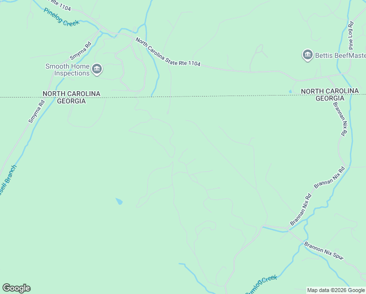 map of restaurants, bars, coffee shops, grocery stores, and more near 629 Ray Drive in Young Harris