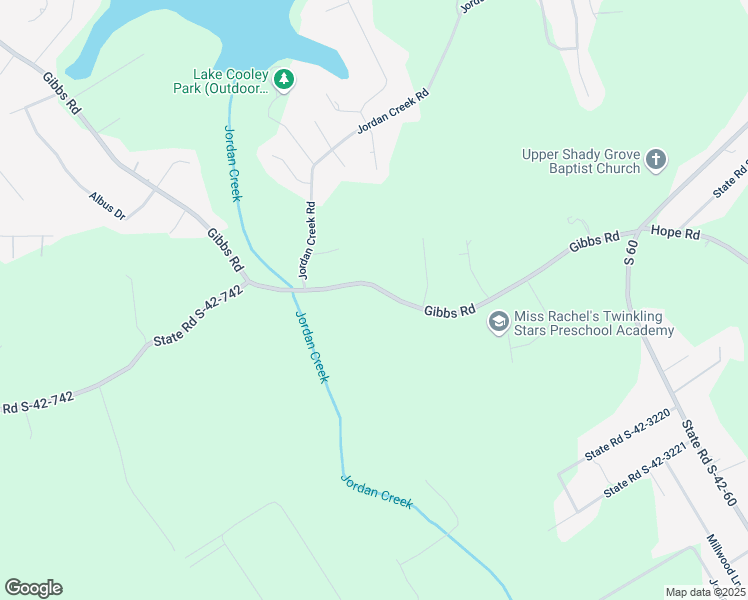 map of restaurants, bars, coffee shops, grocery stores, and more near 1025 Gibbs Road in Wellford