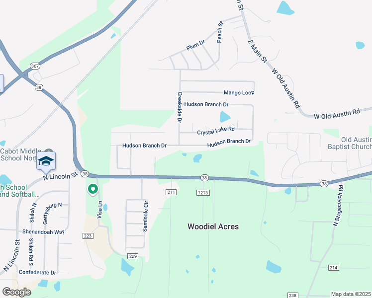 map of restaurants, bars, coffee shops, grocery stores, and more near 86 Hudson Branch Drive in Austin