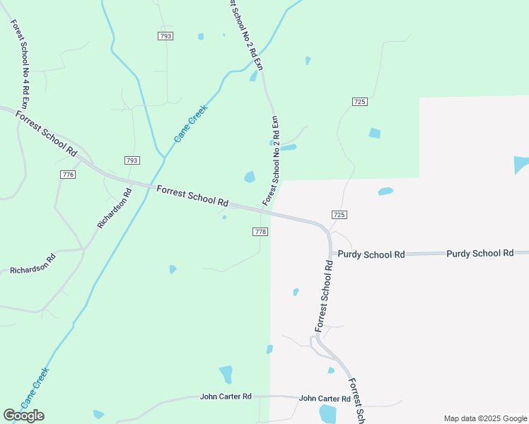 map of restaurants, bars, coffee shops, grocery stores, and more near 36-372 Forest School No 2 Road Exn in Corinth