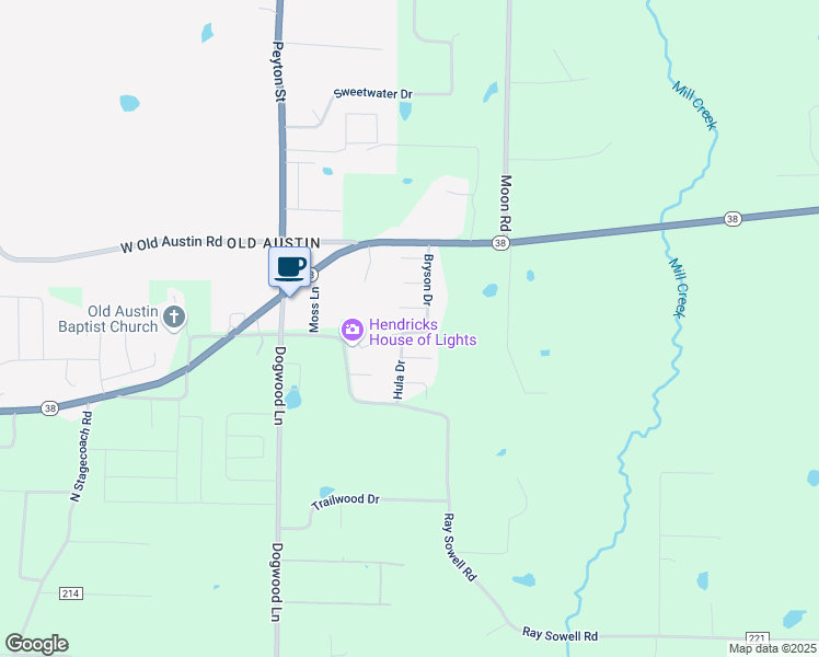 map of restaurants, bars, coffee shops, grocery stores, and more near 46 Bryson Drive in Ward