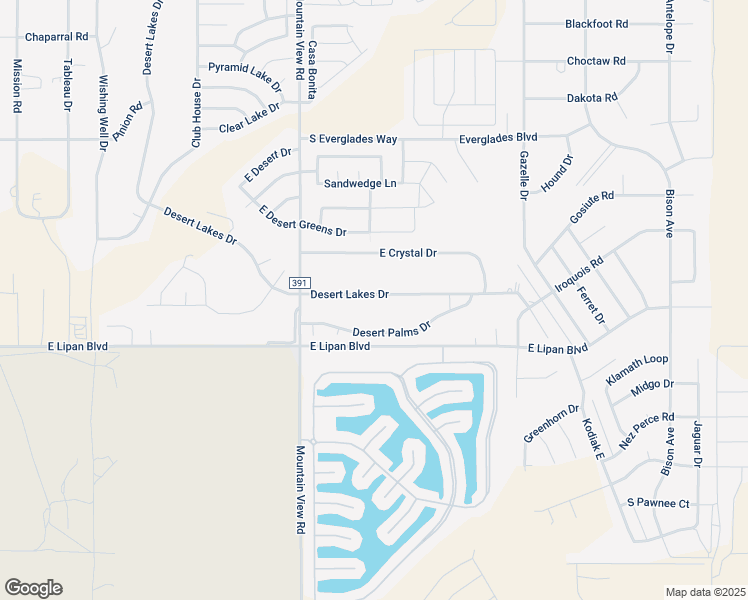 map of restaurants, bars, coffee shops, grocery stores, and more near 2053 Desert Lakes Drive in Fort Mohave