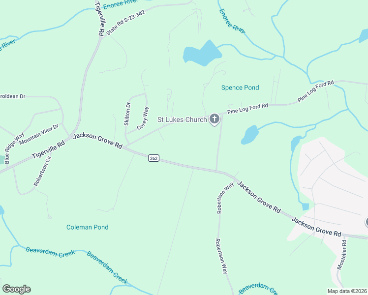 map of restaurants, bars, coffee shops, grocery stores, and more near 116 Pine Log Ford Road in Travelers Rest