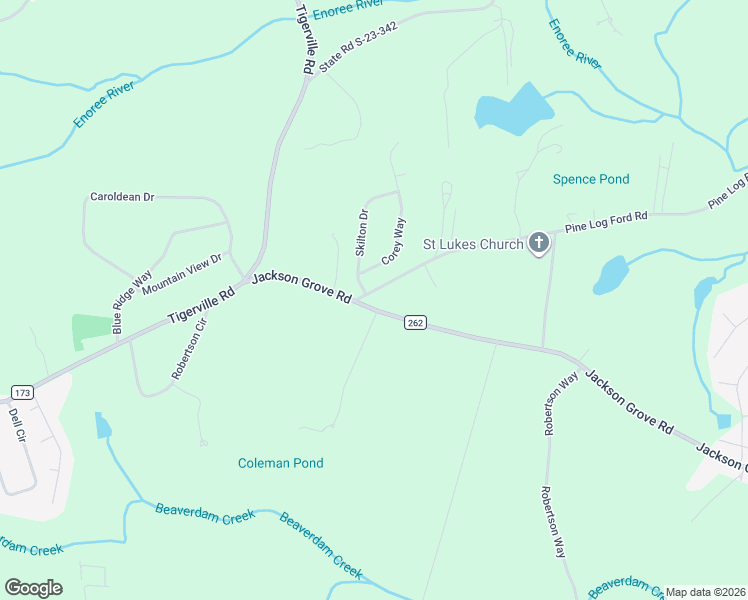 map of restaurants, bars, coffee shops, grocery stores, and more near 203 Jackson Grove Road in Travelers Rest