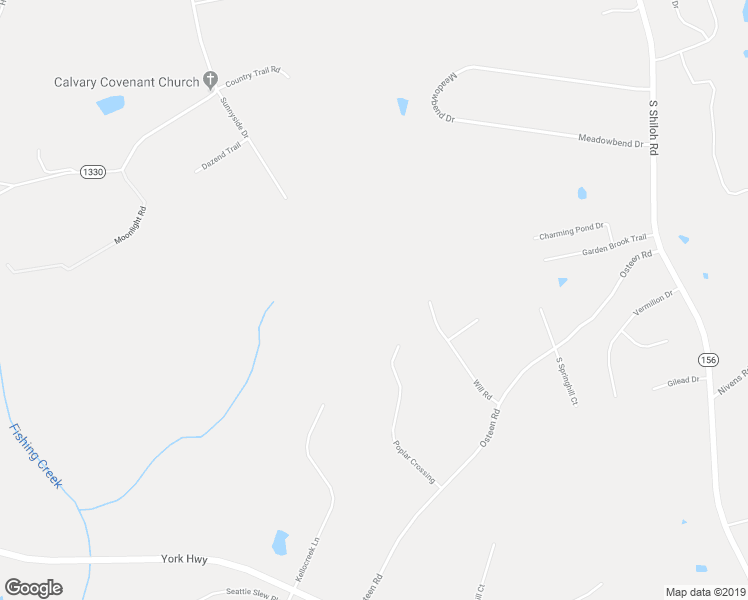 map of restaurants, bars, coffee shops, grocery stores, and more near 2599 Poplar Crossing in York