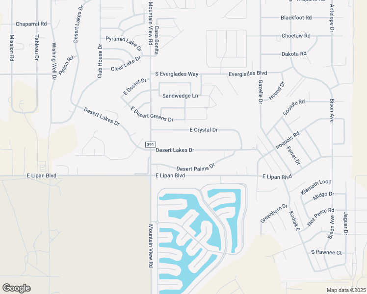 map of restaurants, bars, coffee shops, grocery stores, and more near 2053 Desert Lakes Drive in Fort Mohave