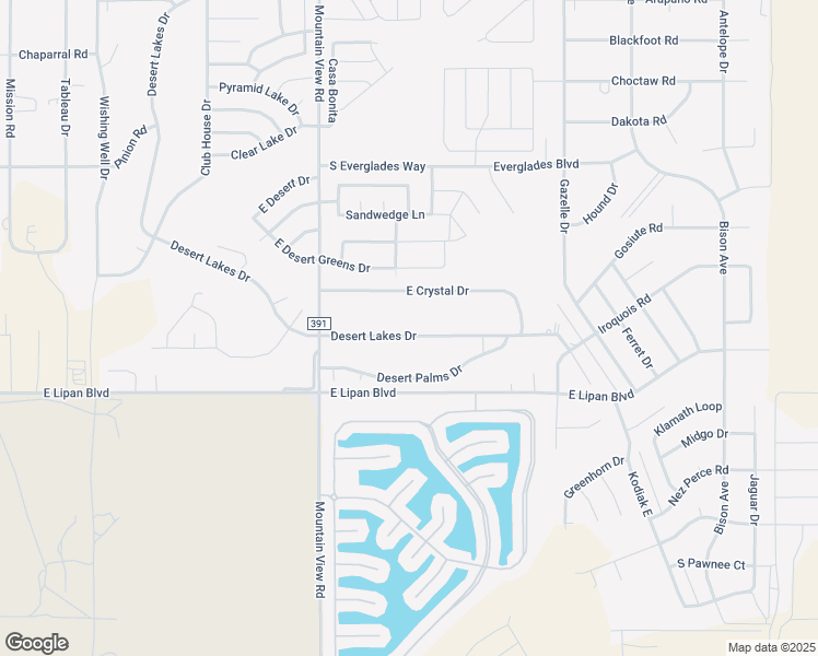map of restaurants, bars, coffee shops, grocery stores, and more near 2053 Desert Lakes Drive in Fort Mohave
