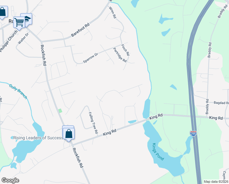 map of restaurants, bars, coffee shops, grocery stores, and more near 538 Corsegan Road in Fayetteville
