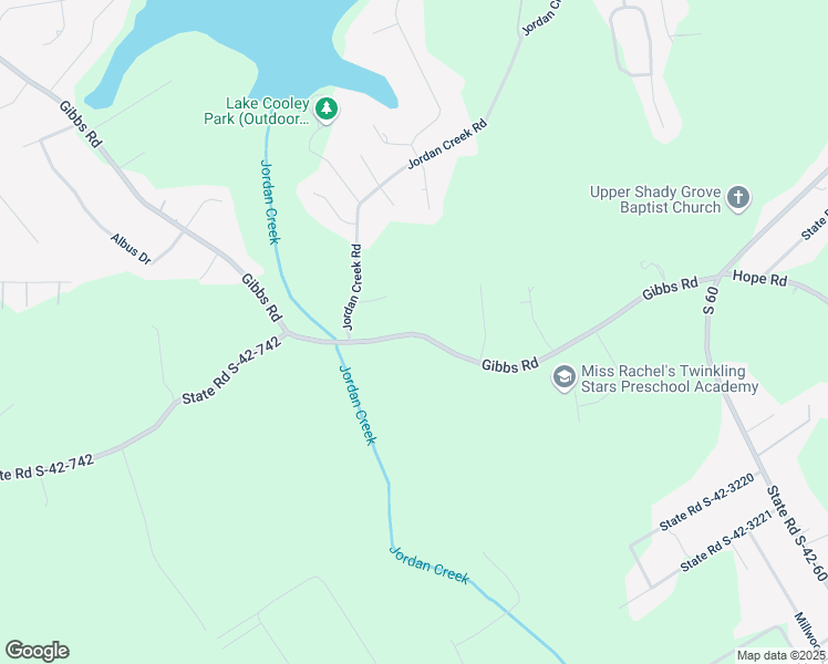 map of restaurants, bars, coffee shops, grocery stores, and more near 1025 Gibbs Road in Wellford