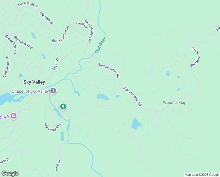 map of restaurants, bars, coffee shops, grocery stores, and more near 17 Haystack Drive in Dillard