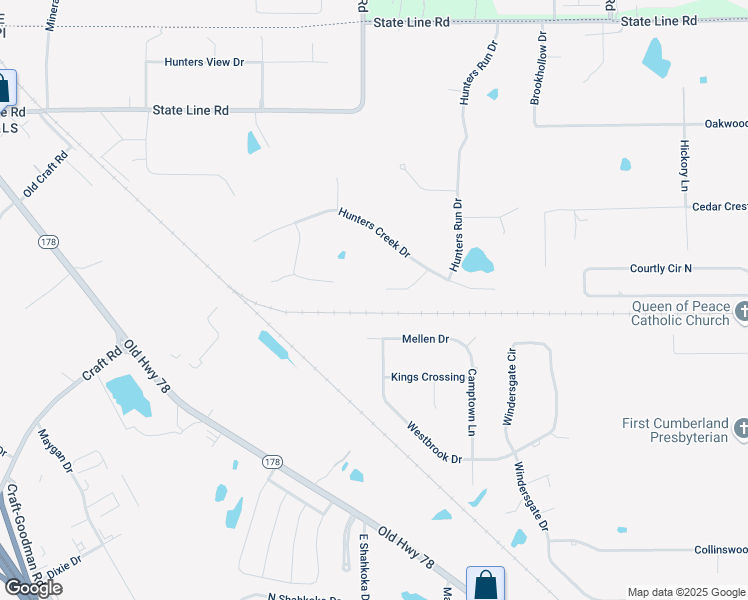 map of restaurants, bars, coffee shops, grocery stores, and more near 7933 Hunters Bend Cove in Olive Branch