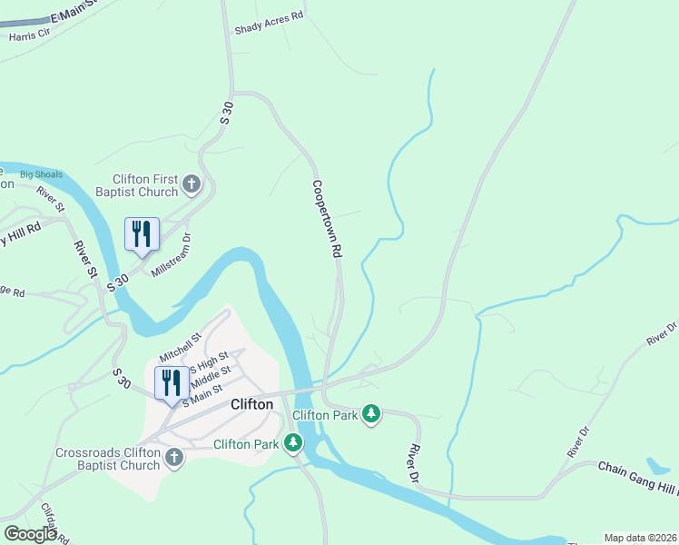 map of restaurants, bars, coffee shops, grocery stores, and more near 11 Goldmine Road in Spartanburg