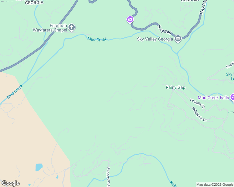 map of restaurants, bars, coffee shops, grocery stores, and more near 2255 Ridgepole Drive in Dillard