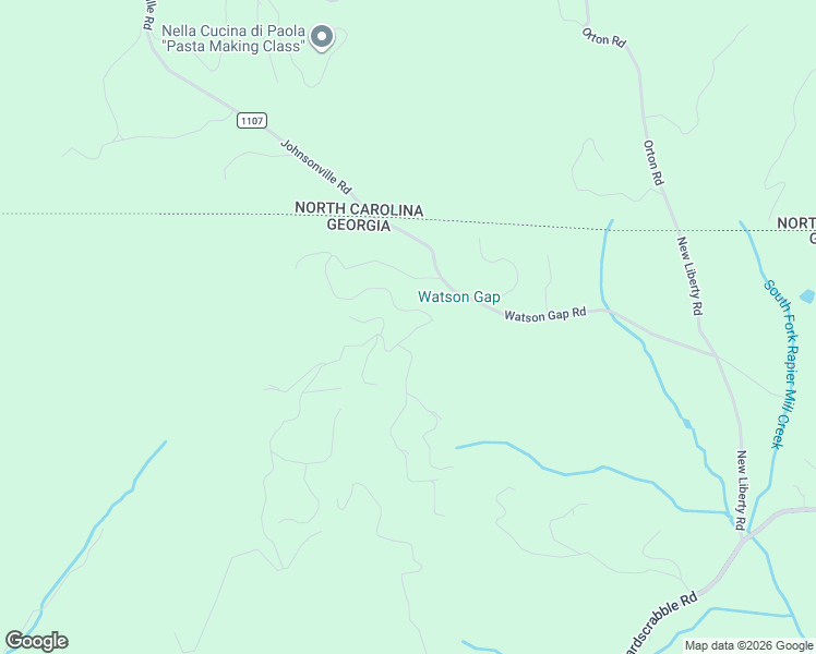 map of restaurants, bars, coffee shops, grocery stores, and more near 670 Mountain High Drive in Mineral Bluff