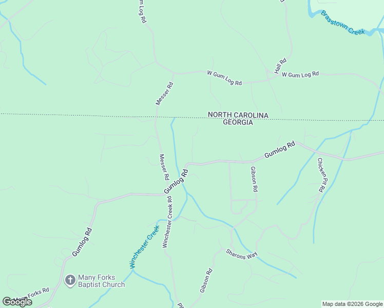 map of restaurants, bars, coffee shops, grocery stores, and more near 2495 Bradley Road in Young Harris