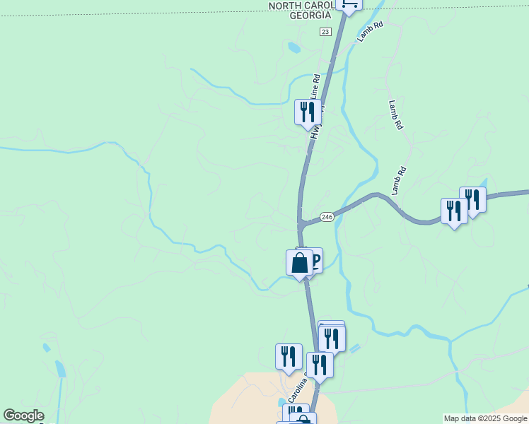 map of restaurants, bars, coffee shops, grocery stores, and more near 259 Eagle Chase Circle in Dillard
