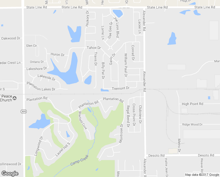 map of restaurants, bars, coffee shops, grocery stores, and more near 9093 Tremont Drive in Olive Branch