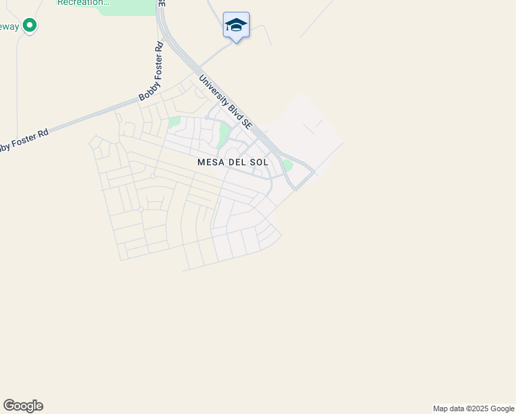 map of restaurants, bars, coffee shops, grocery stores, and more near 2609 Stryker Road Southeast in Albuquerque