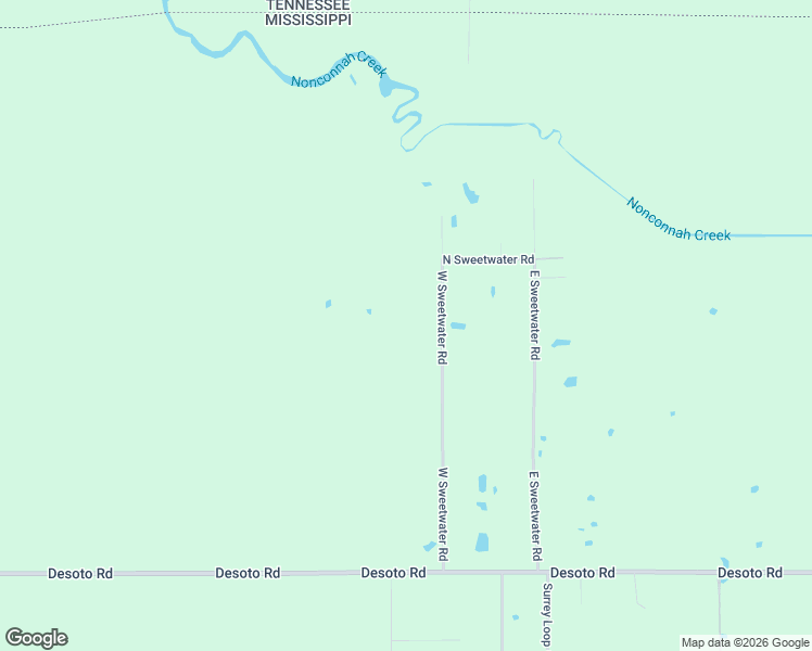 map of restaurants, bars, coffee shops, grocery stores, and more near 285 West Sweetwater Road in Byhalia