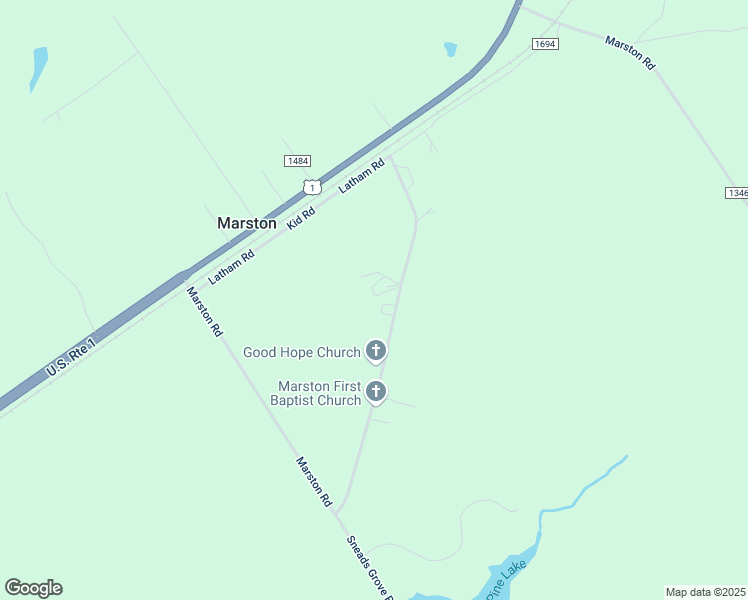 map of restaurants, bars, coffee shops, grocery stores, and more near 107 Perry Lane in Marston
